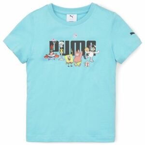 Puma SPONGEBOB LOGO TEE Detské tričko, svetlomodrá, veľkosť 116