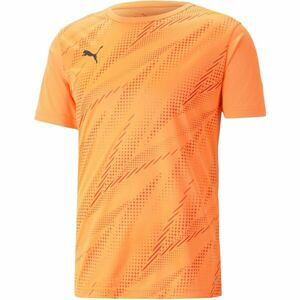Puma INDIVIDUALRISE GRAPHIC TEE Pánske tričko, oranžová, veľkosť XL