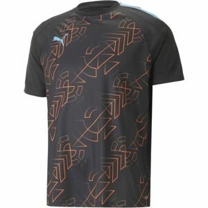 Puma TEAMLIGA GRAPHIC JERSEY Pánske futbalové tričko, čierna, veľkosť S