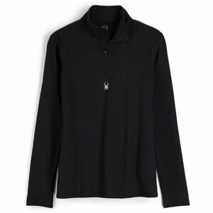 Spyder TEMPTING ZIP T-NECK Dámska mikina, čierna, veľkosť S