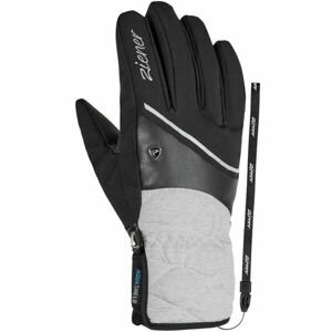 Ziener KAIKA AS® AW LADY Dámske lyžiarske rukavice, čierna, veľkosť 6.5