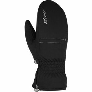 Ziener KYLEENA AS® MITTEN LADY Dámske lyžiarske rukavice, čierna, veľkosť 6.5