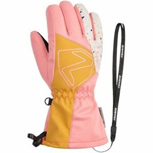 Ziener LAVAL AS® AW JUNIOR Detské lyžiarske rukavice, ružová, veľkosť 5