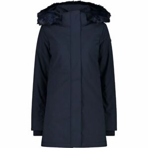 CMP WOMAN COAT ZIP HOOD Dámsky softshellový kabát, tmavo modrá, veľkosť 38