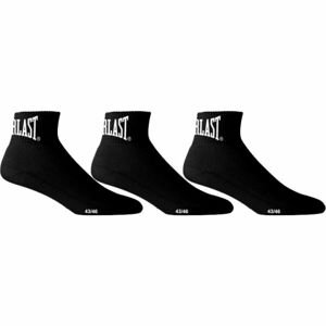 Everlast QUARTER EVERLAST SOCKS Športové ponožky stredné, čierna, veľkosť 39-42