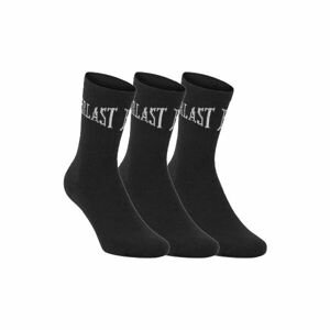 Everlast TENNIS EVERLAST SOCKS Športové vysoké ponožky, čierna, veľkosť 43-46