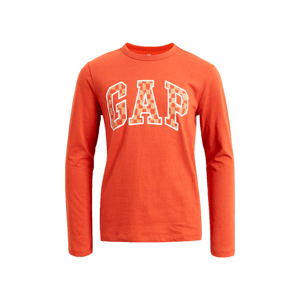 GAP V-FRC LS LOGO TEE Chlapčenské tričko, oranžová, veľkosť XL