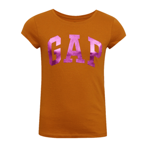 GAP V-HS SS VALUE LOGO TEE Dievčenské tričko, oranžová, veľkosť XL
