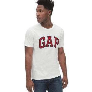 GAP BAS ARCH T Pánske tričko, biela, veľkosť M
