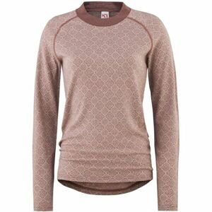 KARI TRAA VOSS CASHMERE MIX LONG SLEEVE Dámske termotričko, ružová, veľkosť M