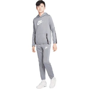 Nike NSW TRACKSUIT POLY BACK Chlapčenská  tepláková súprava, sivá, veľkosť