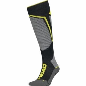 Head UNISEX SKI PERFORMANCE KNEEHIGH 1P Lyžiarske ponožky, čierna, veľkosť 39 - 42
