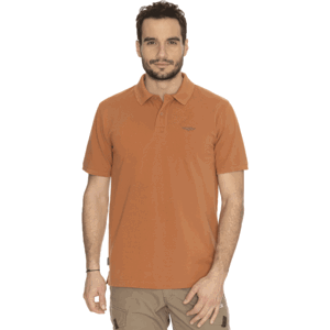 BUSHMAN KIRAT Pánske tričko polo, oranžová, veľkosť XL