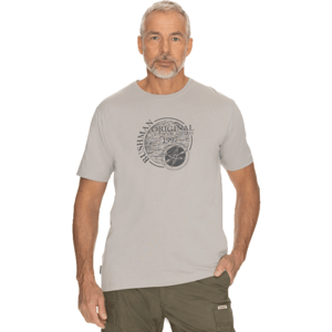 BUSHMAN Pánske tričko Pánske tričko, sivá, veľkosť XXXXL
