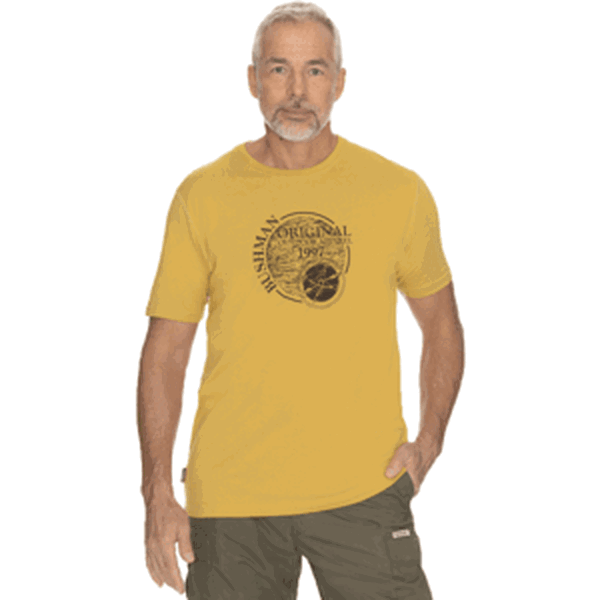 BUSHMAN Pánske tričko Pánske tričko, žltá, veľkosť M