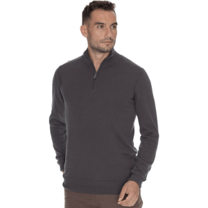 BUSHMAN Pánsky sveter Pánsky sveter, tmavo sivá, veľkosť XL