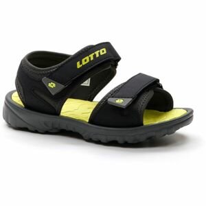 Lotto LAS ROCHAS 1 CL Detské sandále, čierna, veľkosť 35