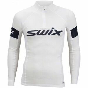 Swix RACEX WARM Pánske funkčné tričko so stojačikom, biela, veľkosť L
