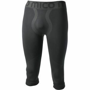 Mico 3/4 TIGHT PANTS WARM CONTROL SKINTECH Pánska termobielizeň, čierna, veľkosť 3