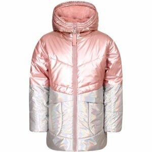 NAX FEREGO Dievčenský zimný kabát, ružová, veľkosť 116-122