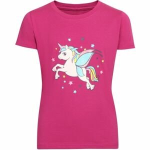 NAX GORETO Dievčenské tričko, ružová, veľkosť 104-110