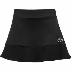 Lotto SQUADRA G III SKIRT Dievčenská tenisová sukňa, čierna, veľkosť L
