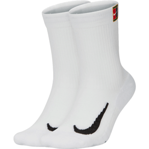 Nike MULTIPLIER CREW 2PR CUSH Unisex ponožky, biela, veľkosť S