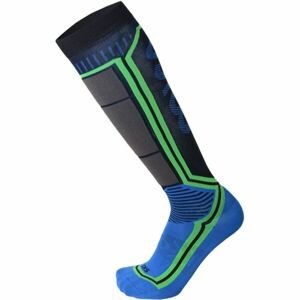 Mico CALZA SKI LIGHT ODOR ZERO X-STATIC Vysoké lyžiarske ponožky, čierna, veľkosť 41-43