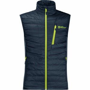 Jack Wolfskin ROUTEBURN PRO INS VEST M Pánska outdoorová vesta, tmavo modrá, veľkosť XL