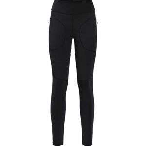 Jack Wolfskin SALMASER TIGHTS W Dámske outdoorové nohavice, čierna, veľkosť M