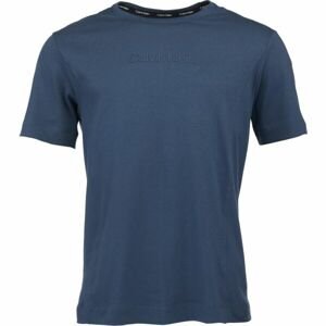 Calvin Klein ESSENTIALS PW S/S Pánske tričko, tmavo modrá, veľkosť L