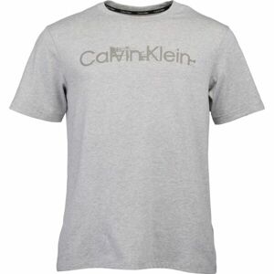 Calvin Klein ESSENTIALS PW S/S Pánske tričko, sivá, veľkosť M