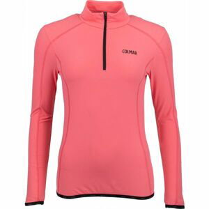 Colmar LADIES SWEATSHIRT Dámska mikina s krátkym zipsom, ružová, veľkosť M