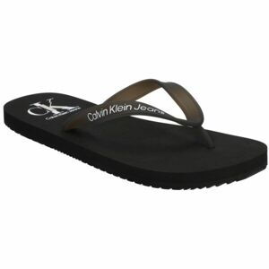 Calvin Klein BEACH SANDAL LOGO Pánske žabky, čierna, veľkosť 42