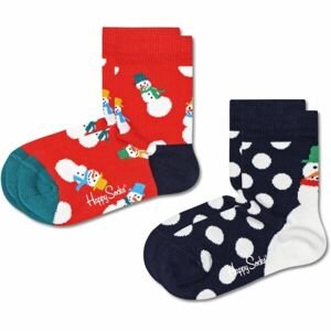 HAPPY SOCKS SNOWMAN 2P Detské  ponožky, mix, veľkosť 28-31