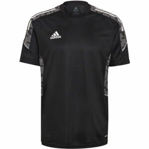 adidas CONDIVO21 TRAINING JERSEY Pánsky futbalový dres, čierna, veľkosť XXXXL