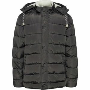 BLEND OUTERWEAR Pánska zimná bunda, tmavo sivá, veľkosť XL