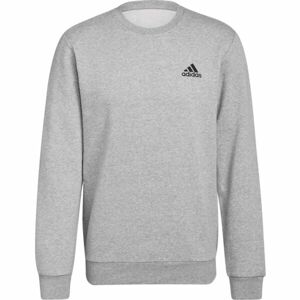 adidas FEELCOZY SWT Pánska mikina, sivá, veľkosť XL