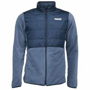 Columbia BASIN BUTTE FLEECE FULL ZIP Pánska hybridná bunda, tmavo modrá, veľkosť M