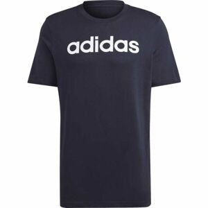 adidas LIN SJ T Pánske tričko, tmavo modrá, veľkosť L
