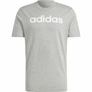 adidas LIN SJ T Pánske tričko, tmavo sivá, veľkosť XXL