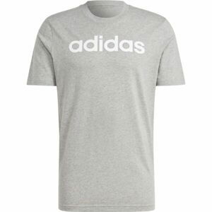adidas LIN SJ T Pánske tričko, tmavo sivá, veľkosť M