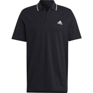 adidas SMALL LOGO POLO SHIRT Pánska polokošeľa, čierna, veľkosť 3XL