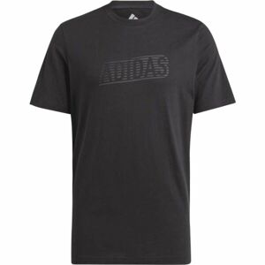 adidas BL PUFF TEE Pánske tričko, čierna, veľkosť M