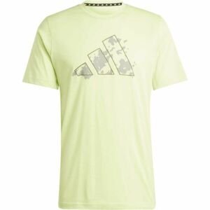 adidas TR-ES+ TEE Pánske športové tričko, svetlo zelená, veľkosť L