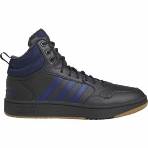 adidas HOOPS 3.0 MID WTR Pánske členkové tenisky, čierna, veľkosť 42 2/3