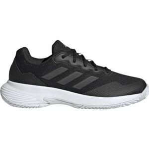 adidas GAMECOURT 2 W Dámska tenisová obuv, čierna, veľkosť 37 1/3