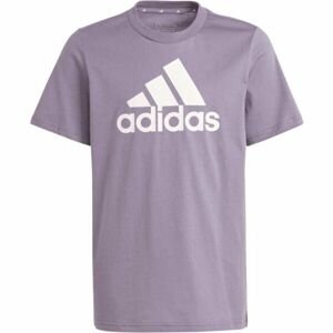 adidas BL TEE Juniorské tričko, vínová, veľkosť 128