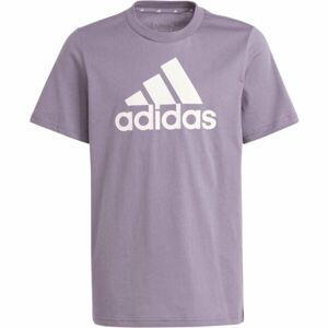 adidas BL TEE Juniorské tričko, vínová, veľkosť 176