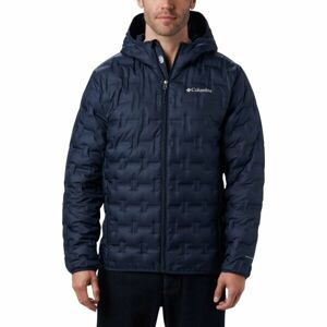 Columbia DELTA RIDGE DOWN HOODED JACKET Pánska zimná bunda, tmavo modrá, veľkosť L